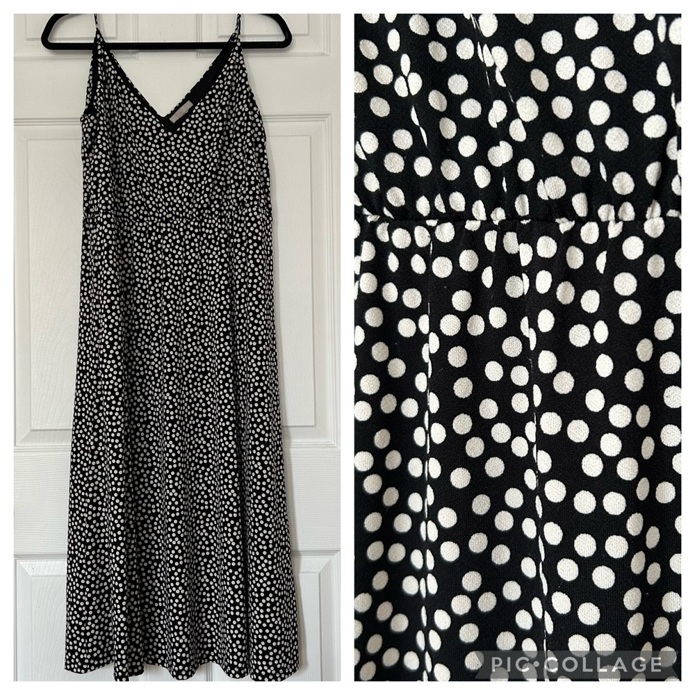 H&M Black and White Polka Dot Dress